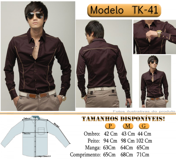 Camisa Social Slim Fit Importada