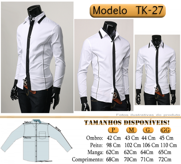 Camisa Social Slim Fit Importada