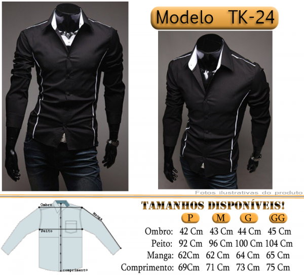 Camisa Social Slim Fit Importada